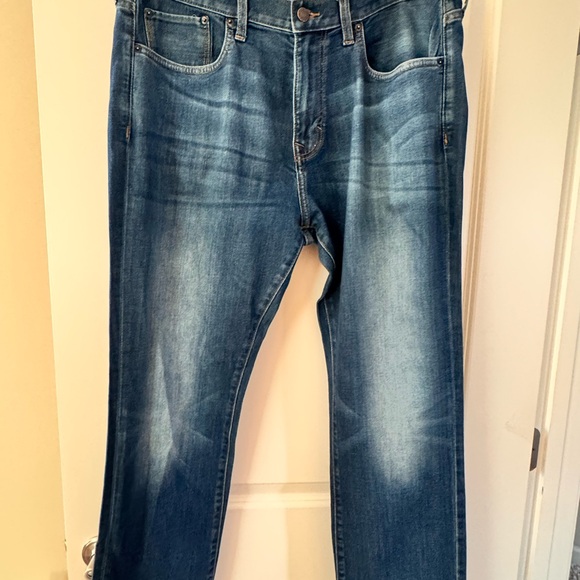 Banana Republic Men's Straight Blue Jeans - Picture 1 of 3
